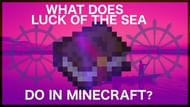 Luck of the Sea can be found on an enchanting table or book. (Image via RajCraft on Youtube)